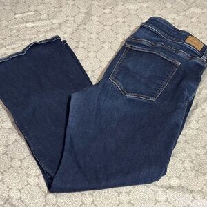 American Eagle Outfitters Dark Blue Straight Leg Jeans